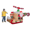 Santa's Animated Helicopter Christmas Inflatable